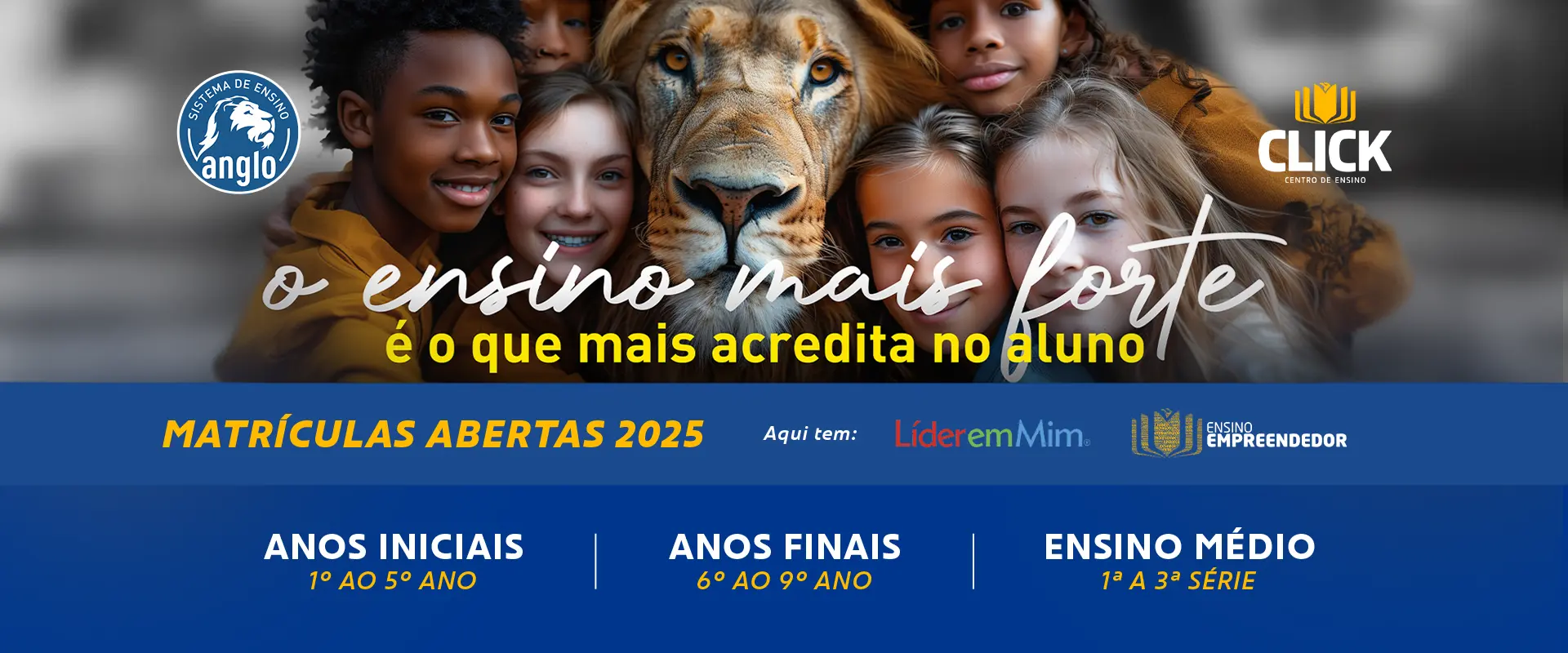 Matriculas Abertas 2024 - Click Centro de Ensino